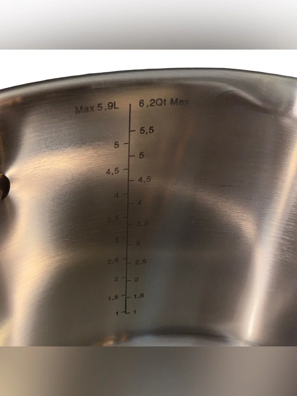 New T-fal 6qt Pour-over Stock Pot, Stainless Steel Cookware - Dishwasher Safe